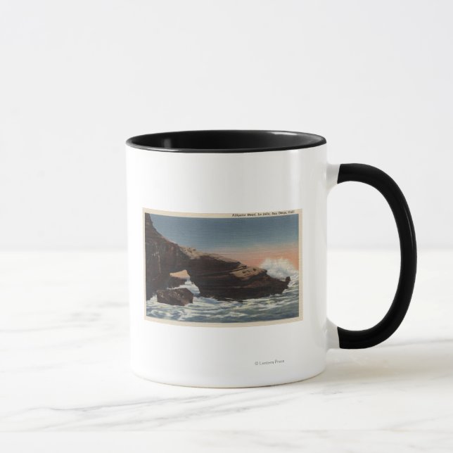 Caneca Visão do Cabeça de Alligador, La Jolla (Direita)