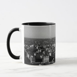 Caneca Visão geral da cidade de Washington Vintage EUA
