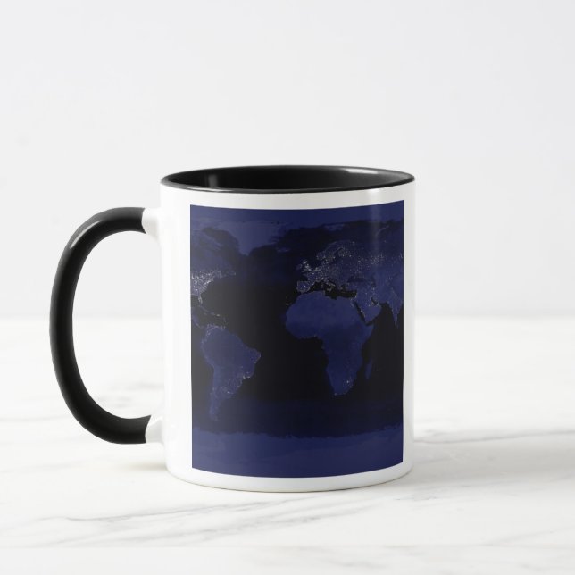 Caneca Visão Global das Luzes da Cidade da Terra (Esquerda)