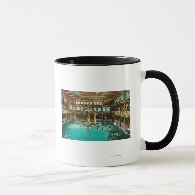 Caneca Visão interior das banheiras de natação (Direita)