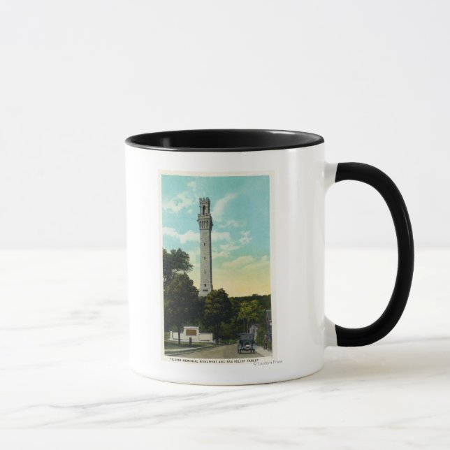 Caneca Visão Memorial do Tablet de Alivio Bas e do Pilgri (Direita)