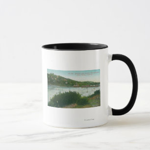 Caneca Vista aérea da baía do Belvedere, Belvedere do
