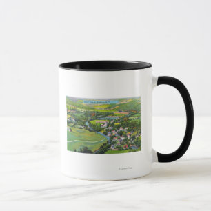 Caneca Vista aérea da cidade