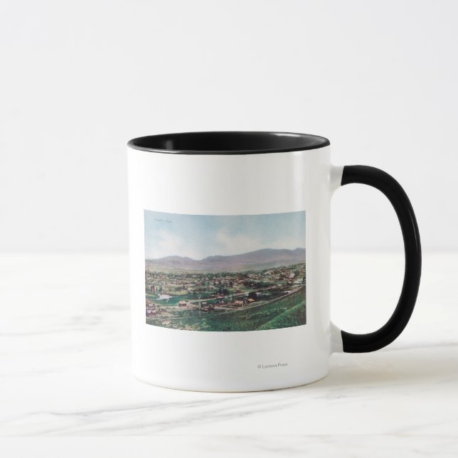 Caneca Vista aérea da cidade a partir das Colinas (Direita)