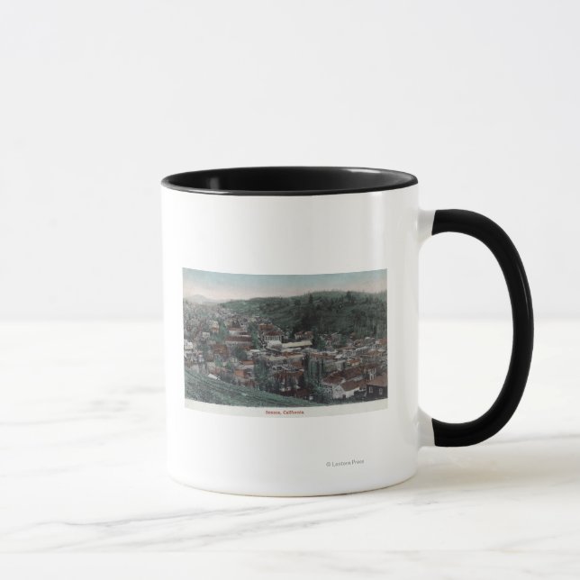 Caneca Vista aérea da cidade nº 2Sonora, CA (Direita)