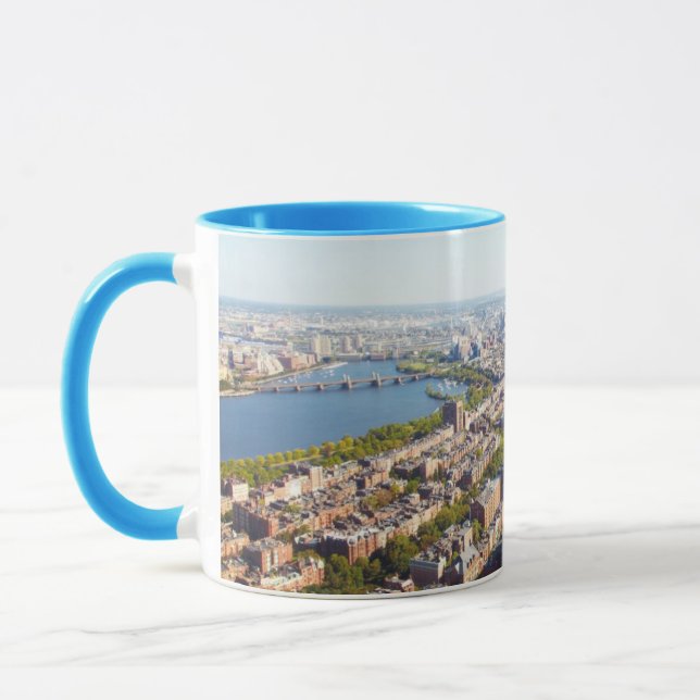 Caneca Vista aérea de Boston (Esquerda)