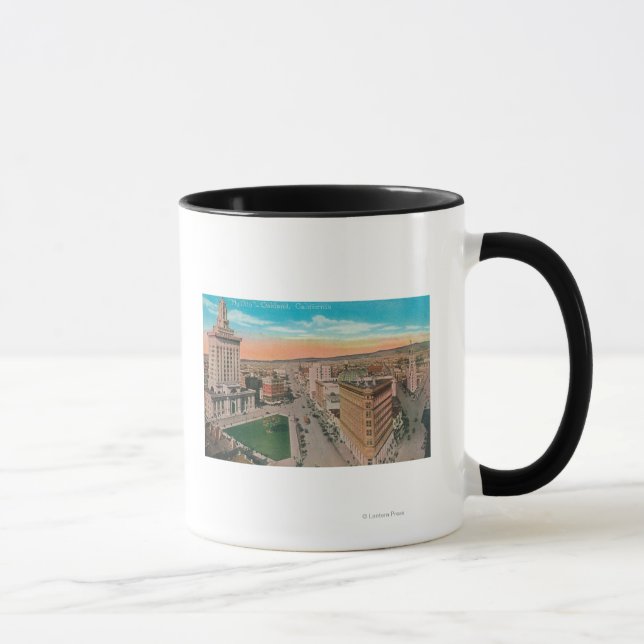 Caneca Vista aérea de CityOakland, CA (Direita)