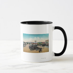 Caneca Vista aérea de mais baixo StreetPetaluma