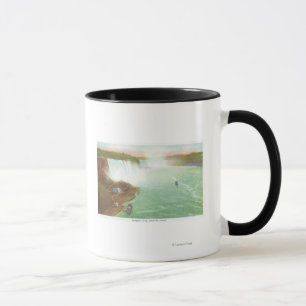 Caneca Vista aérea de Niagara Falls inteiro