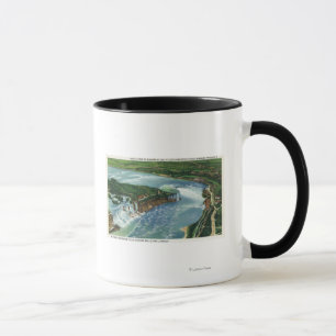 Caneca Vista aérea de Niagara Falls inteiro 2