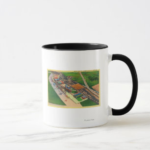 Caneca Vista aérea do ar FieldSt de Lamberto. Louis, MO