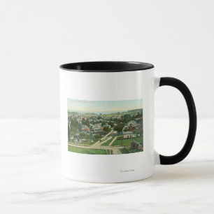 Caneca Vista aérea do CitySanta Cruz, CA
