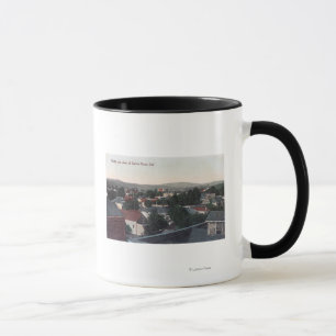 Caneca Vista aérea do CitySanta Rosa, CA