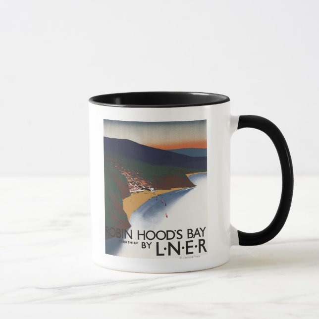 Caneca Vista aérea do compartimento e dos clipes Poster f (Direita)