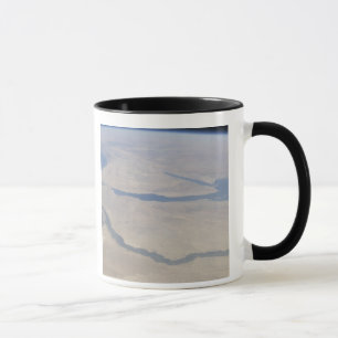Caneca Vista aérea do Egipto e do Sinai Peninsul