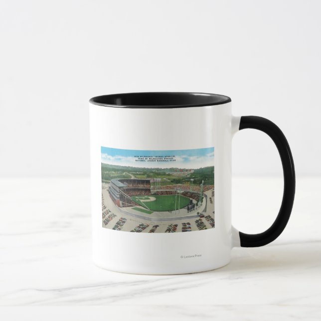 Caneca Vista aérea do Estádio do Condado de New Milwaukee (Direita)