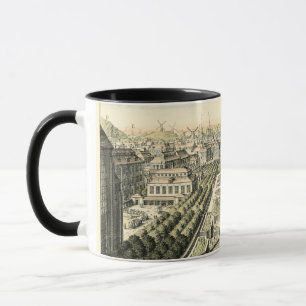 Caneca Vista aérea do Jardim Formal por Eric Dahlbergh