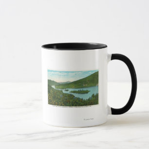 Caneca Vista aérea do lago