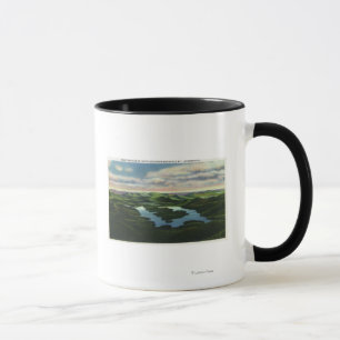 Caneca Vista aérea do Lake Placid