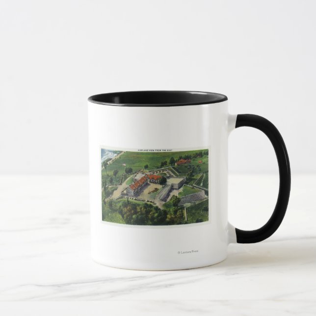 Caneca Vista aérea oriental dos Fortes (Direita)