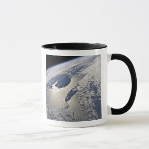 Caneca Vista altamente oblíqua da Península de Gaspe