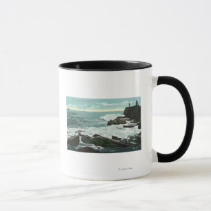 Caneca Vista cénico da casa de campo do cabo da costa