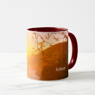 Caneca Vista costeira, caneca-clara
