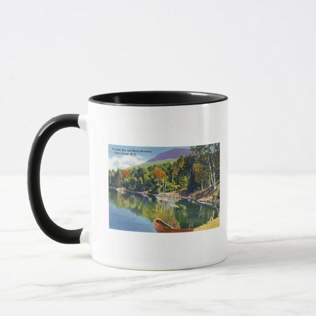 Caneca Vista da Baía do Paraíso e Montanha Negra de (Esquerda)