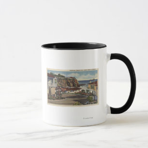 Caneca Vista da baía esmeralda & das residências