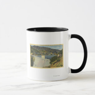 Caneca Vista da barragem de Morris San Gabriel