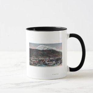 Caneca Vista da cidade e da montagem DeweySkagway, AK
