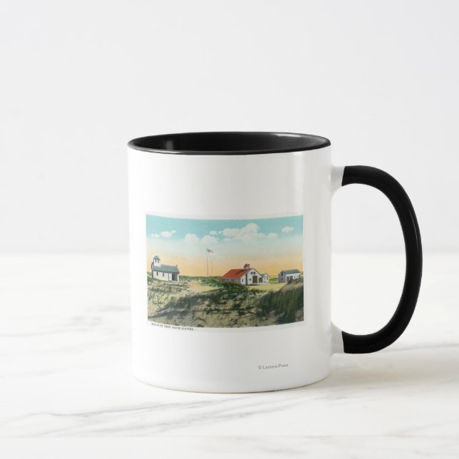 Caneca Vista da estação de Guarda costeira do Race Point (Direita)