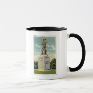 Caneca Vista da Estátua do Homem Minuto