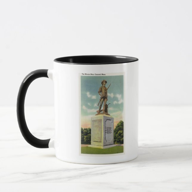 Caneca Vista da Estátua do Homem Minuto (Esquerda)