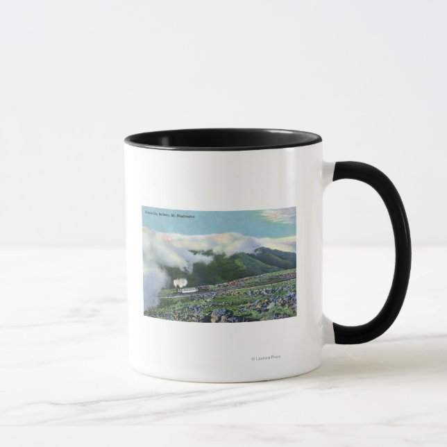 Caneca Vista da Famosa Linha Ferroviária de Cog (Direita)