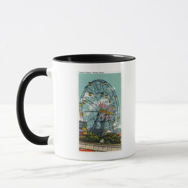 Caneca Vista da famosa roda-gigante (Esquerda)