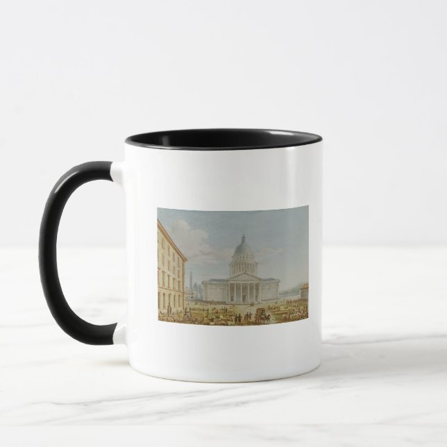 Caneca Vista da igreja de St. Genevieve, (Esquerda)