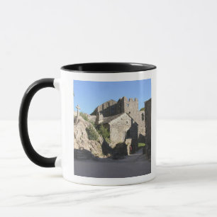 Caneca Vista da igreja fortificada construída pelos