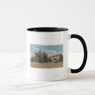 Caneca Vista da igreja metodista