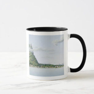 Caneca Vista da ilha de Bora Bora, 'do automóvel da