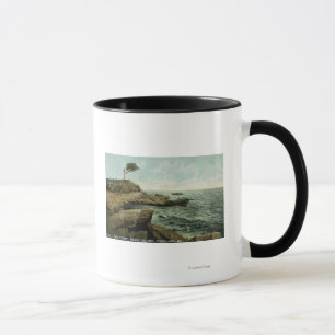 Caneca Vista da ilha dos picos e da árvore dos pares