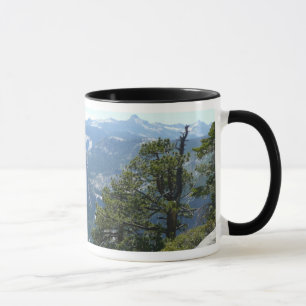 Caneca Vista da Montanha Yosemite no Parque Nacional de Y