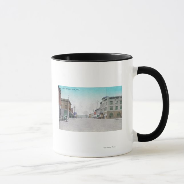 Caneca Vista da rua principalVale, OR (Direita)