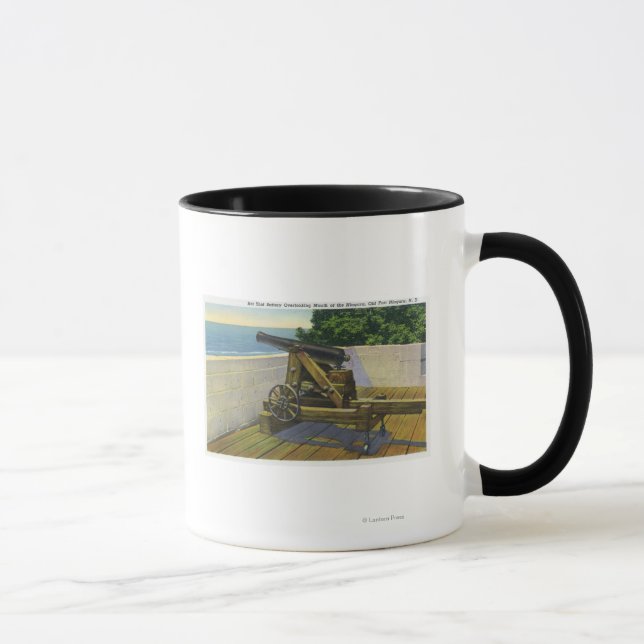 Caneca Vista das Boulangerie, Forças Militares Francesas (Direita)
