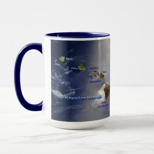 Caneca Vista das Ilhas Havaianas (Esquerda)
