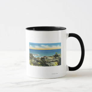 Caneca Vista das pedras e do Surf