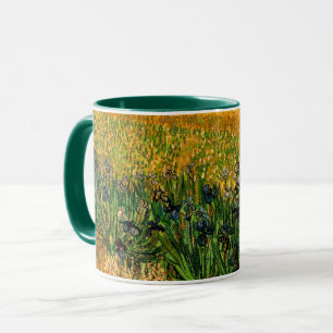 Caneca Vista de Arles com Íris por Vincent van Gogh