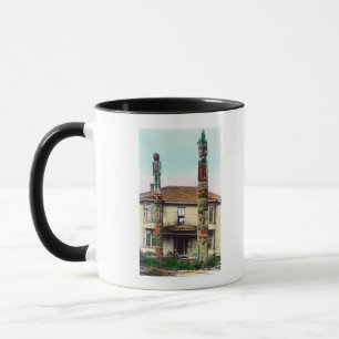 Caneca Vista de dois TotempolesWrangell, AK