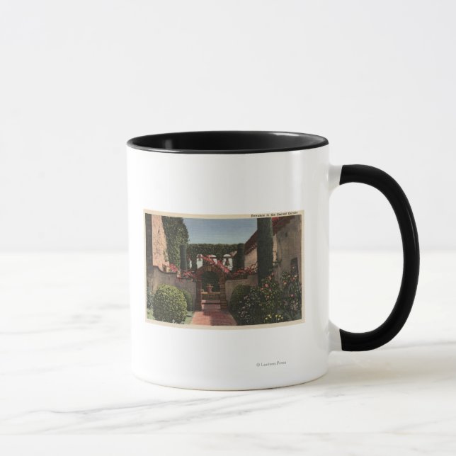 Caneca Vista de Entrada do Jardim Sagrado (Direita)