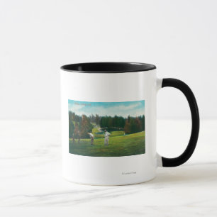 Caneca Vista de Golfer Pronta para SwingOakland, CA
